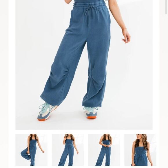 NWT Free People Inbound Jumper One Piece In midnight Navy size small - Picture 3 of 8